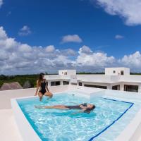 Вилла (Вилла «Мастер» с 1 спальней - Пентхаус) отеля Intima Resort Tulum Adults Only (Clothing Optional), Тулум