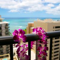 Двухместный (Номер с частичным видом на океан) отеля Waikiki Resort Hotel, Гонолулу