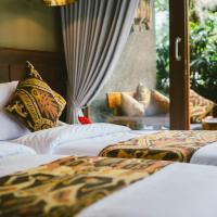 Двухместный (Номер Делюкс «Тропический» с видом на сад) курортного отеля Honai Resort, Убуд