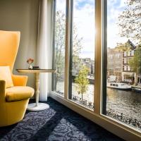 Двухместный (Номер с кроватью размера «king-size» и видом на канал) отеля Andaz Amsterdam Prinsengracht - A Hyatt Hotel, Амстердам