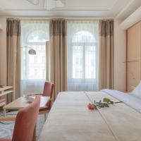 Сьюит (Люкс с правом посещения оздоровительного центра) отеля Iris, Карловы Вары