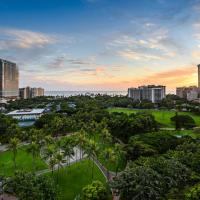 Двухместный (Номер с видом на океан и 2 кроватями размера "queen-size") отеля Hotel LaCroix Waikiki, Гонолулу