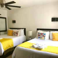 Двухместный (Стандартный двухместный номер с 2 отдельными кроватями) отеля El Paraiso Hotel Tulum, Тулум