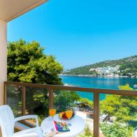 Двухместный (Двухместный номер с 1 кроватью или 2 отдельными кроватями и балконом, вид на море) отеля Hotel Vis, Дубровник