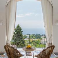 Сьюит (Люкс-студио с видом на море) отеля Capri Tiberio Palace, Капри