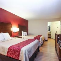 Двухместный (Номер с 2 кроватями размера «queen-size») мотеля Evergreen Inn & Suites Portland, Портленд