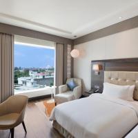 Двухместный (Deluxe Room Taj Mahal View Twin Bed (3 Hrs early check in/late check out upon availability and 10% Disc. on Food and Soft beverages, valid for stays till 31st Oct'20)) отеля Radisson Blu Agra Taj East Gate, Агра