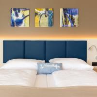 Двухместный (Двухместный номер Делюкс с 1 кроватью и балконом) отеля Familiengästehaus Seebad Rust, Руст