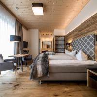 Двухместный (Двухместный номер с 1 кроватью и видом на горы) отеля Post Hotel Paznaun, Зее