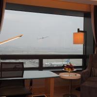 Двухместный (Двухместный номер Делюкс с 1 кроватью или 2 отдельными кроватями) отеля Shanghai Hongqiao Airport Hotel - Air China, Шанхай