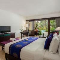 Сьюит (Королевский люкс с видом на рисовое поле и бесплатной услугой) курортного отеля Dwaraka The Royal Villas, Убуд