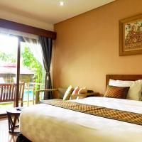 Сьюит (Люкс с видом на бассейн) отеля Hotel Puriartha Ubud, Убуд