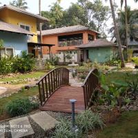 Вилла (Вилла с собственным бассейном) виллы Luxury pool villa 500m from the sea, Калангут