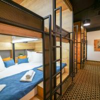 Номер (Капсула «Цезарь» в общем 8-местном номере - Нижний уровень) хостела NEW! Boutique Capsule Hostel CHORS, Братислава