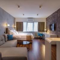 Сьюит (Полулюкс с гидромассажной ванной) отеля Level Luxury Suites, Белград