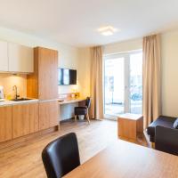 Апартаменты (Апартаменты Делюкс) апарт-отеля INhouse - Wohnen auf Zeit, Ингольштадт
