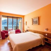 Двухместный (Улучшенный двухместный номер с террасой и видом на озеро.) отеля Hotel Nassa Garni, Лугано