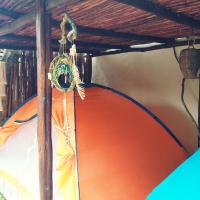 Двухместный (Шатер (для 2 взрослых)) хостела Tubo Tulum Hostel, Тулум