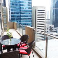 Сьюит (Executive Three-Bedroom Suite (Smoking)) отеля Valero Grand Suites by Swiss-Belhotel, Манила