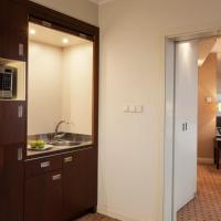 Сьюит (Люкс Делюкс с видом на город) отеля Corinthia Hotel Prague, Прага