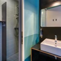 Одноместный (Budget Single Room with Bunk Beds and private Bathroom) хостела Stayokay Amsterdam Zeeburg, Амстердам