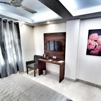 Двухместный (Двухместный номер Делюкс с 1 кроватью) отеля Hotel Aerocity Purple Orchid, Нью-Дели