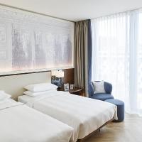 Двухместный (Двухместный номер с 2 отдельными кроватями и окном) отеля Andaz Vienna Am Belvedere - a concept by Hyatt, Вена