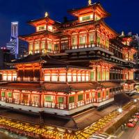 Двухместный (Двухместный номер Делюкс с 1 кроватью) отеля Yes Chinatown Point Hotel, Сингапур (город)