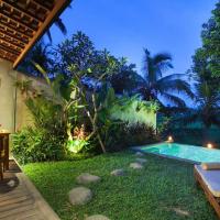 Вилла (Вилла Делюкс с 1 спальней и собственным бассейном, вид на рисовое поле, предоставляются бесплатные привилегии) виллы Ubud Padi Villas, Убуд