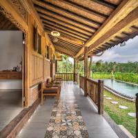 Вилла (Two-Bedroom Pool Villa with Ricefield View) виллы Nanang Antique Ubud Villa, Убуд