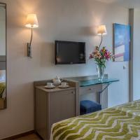 Двухместный (Улучшенный номер с боковым видом на море) отеля Kriti Beach Hotel, Ретимно, Крит