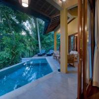 Вилла (Вилла с 2 спальнями, бассейном и видом на долину) виллы Samkhya Villas, Убуд