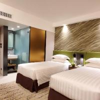 Двухместный (Premier Earth with Twin Beds) отеля Wharney Guang Dong Hong Kong, Гонконг (город)