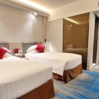 Двухместный (Premier Sky with Twin Beds) отеля Wharney Guang Dong Hong Kong, Гонконг (город)