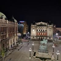 Сьюит (Представительский двухместный номер с 1 кроватью) отеля Five Points Square - City Center, Белград