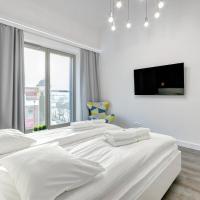 Апартаменты (Роскошные апартаменты с 2 спальнями, террасой и видом на реку (для 7 взрослых) - Лофт) апартаментов Dom & House – Apartamenty WaterLane, Гданьск