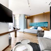 Сьюит (Люкс с кроватью размера «king-size» и гидромассажной ванной в номере — Вид на море) отеля Dyo Suites, Ретимно, Крит