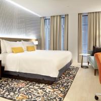 Двухместный (Номер с кроватью размера "king-size" - Оборудован для людей с нарушением слуха) отеля Hotel Indigo Atlanta Downtown, an IHG Hotel, Атланта