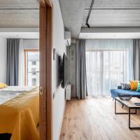 Сьюит (Люкс с балконом) апартаментов King Mindaugas Apartments, Каунас