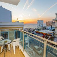 Двухместный (Двухместный номер с 2 отдельными кроватями и боковым видом на море) отеля Hotel Africa, Родос