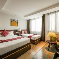 Двухместный (Представительский двухместный номер с 2 отдельными кроватями, вид на город) отеля Au Lac Hotel, Хошимин