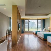 Трехместный (Triple Room with View free afternoon tea available) отеля Yangshuo Zen Garden Resort, Яншо