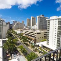 Двухместный (Номер с видом на город, 1 кроватью размера «king-size» и кухней) отеля Ohia Waikiki Studio Suites, Гонолулу