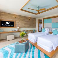 Двухместный (Fusion Twin Suite with Partial Sea View) отеля Fusion Suites Vung Tau, Вунгтау