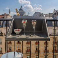 Трехместный (Трехместный номер Делюкс) отеля Hotel Les Bulles De Paris, Париж