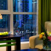 Сьюит (Суперлюкс с видом на море) апарт-отеля Marina View Deluxe Hotel Apartment, Дубай