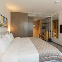 Двухместный (Двухместный номер Делюкс с 1 кроватью, предоставляется бесплатный доступ в оздоровительный центр) отеля Hotel Mona Plaza, Белград