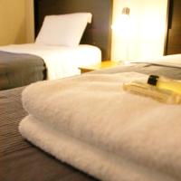 Двухместный (Двухместный номер с 2 отдельными кроватями и общей ванной комнатой) отеля Little Tokyo Hotel, Лос-Анджелес