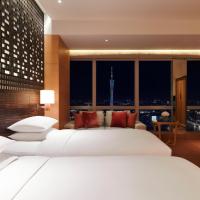 Двухместный (2 Double Beds Canton Tower View) отеля Park Hyatt Guangzhou, Гуанчжоу