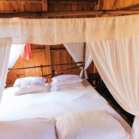 Двухместный (Стандартный двухместный номер с 1 кроватью и вентилятором - вид на сад) отеля Jamboree Creek Yoga, Мандрем